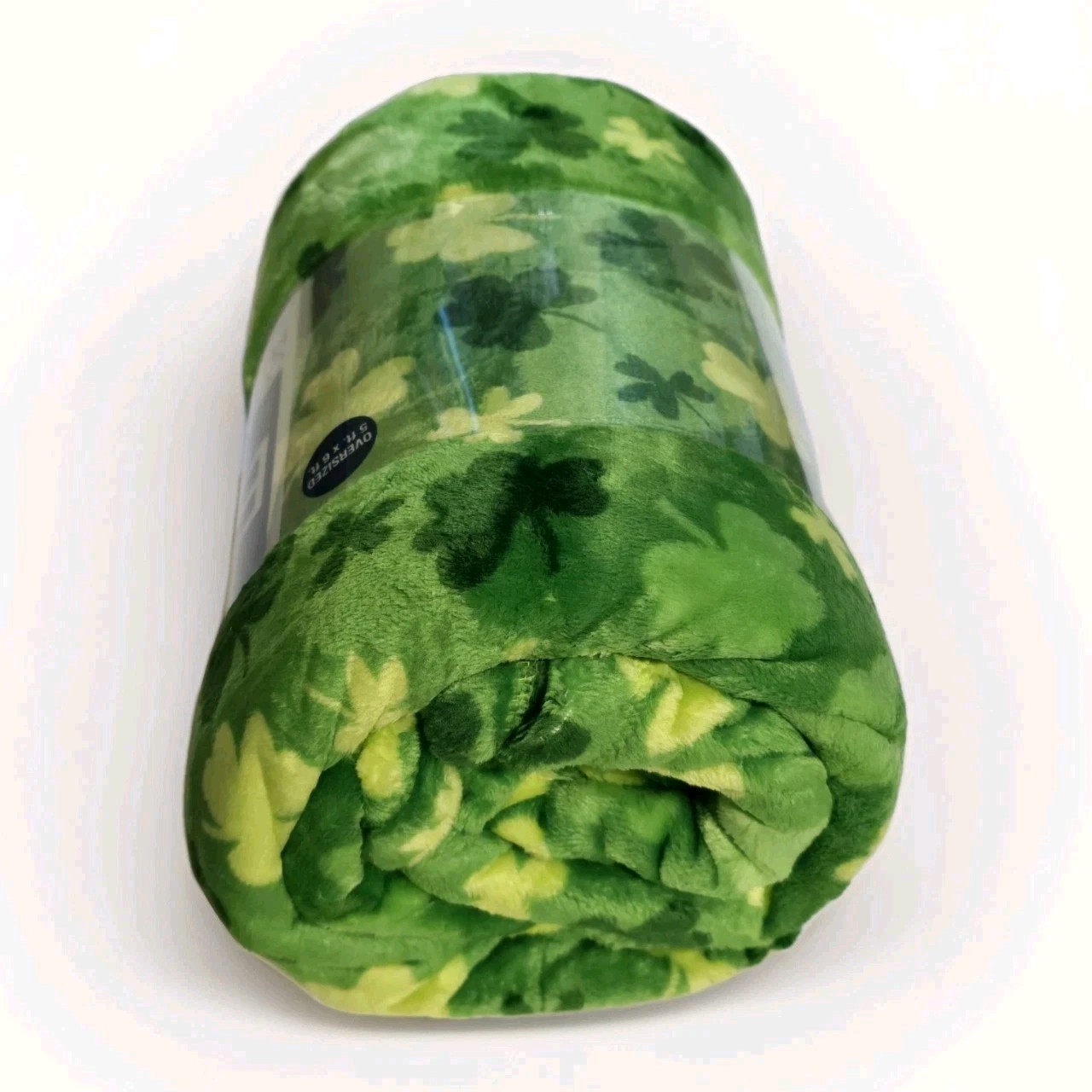 St. Patrick’s Day Clovers The Big One Oversized Soft Throw 5'x6' Plush Blanket