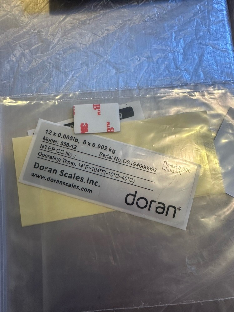 Doran 550-12 Washdown Scale