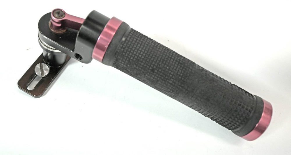 ADJUSTABLE HANDLE WITH 2 3/8"-16  SCREWS, MOUNT ON YOUR CAMERA OR RIG