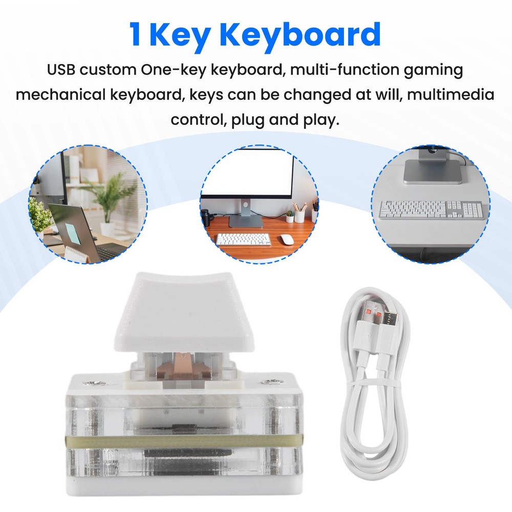 1-Key Shortcut Keyboard USB Custom Programmable Macro Keyboard Hot Key3763