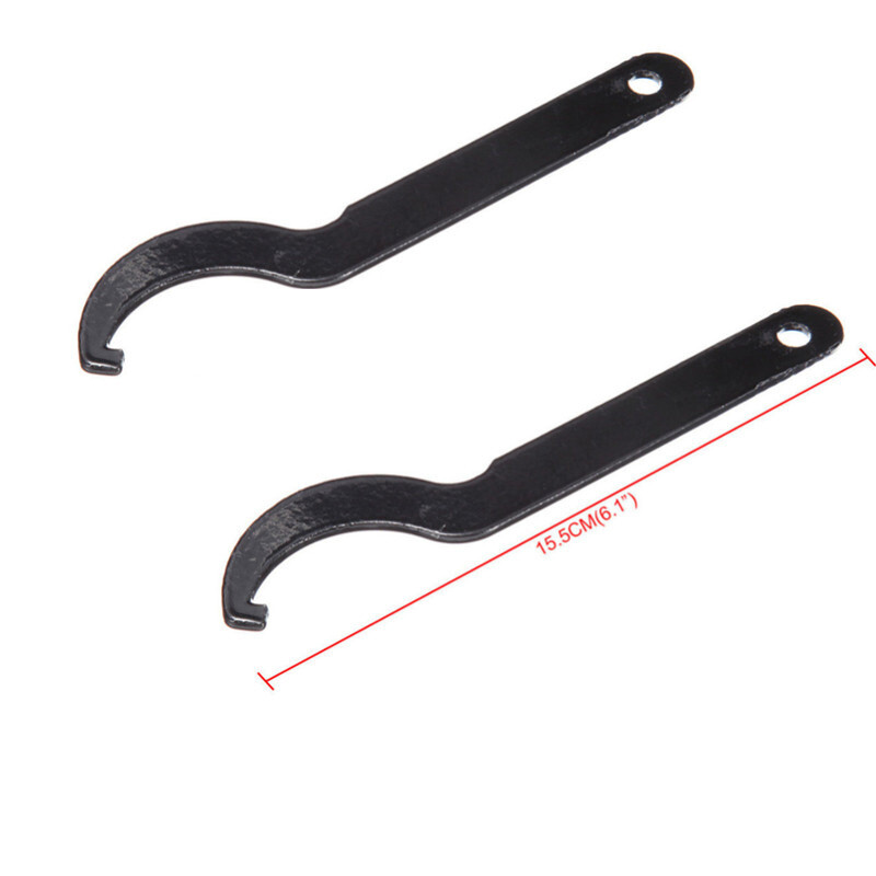 2x Universal Shock Suspension Adjuster Adjustable C Spanner Wrench Yamaha