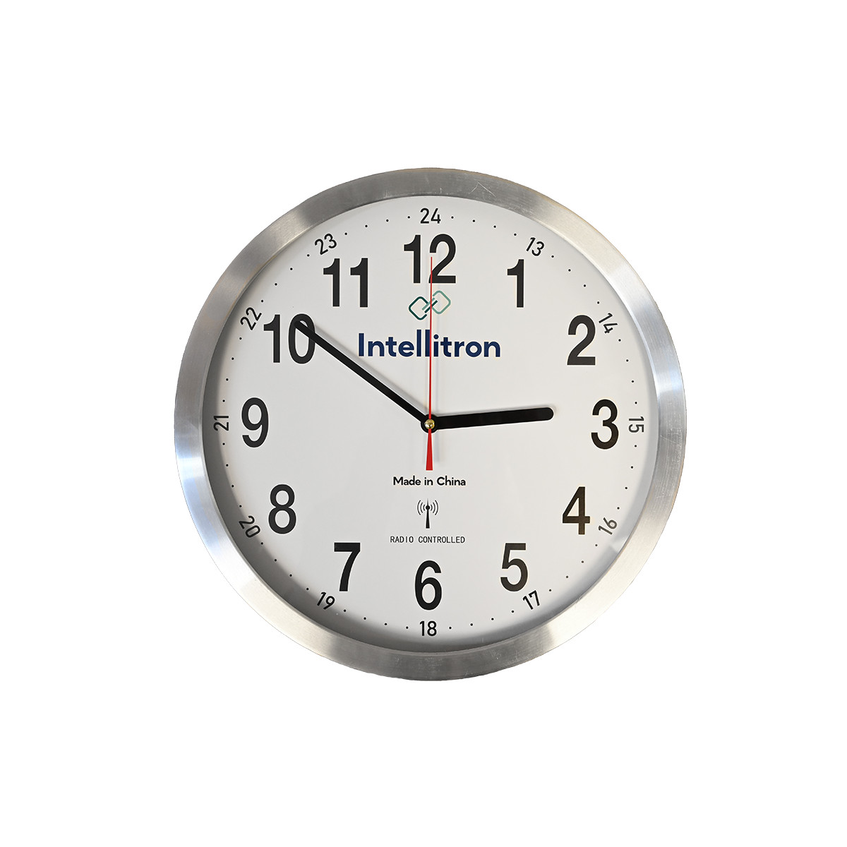 Intellitron CK-0153 14in Radio Control Atomic Wall Clock