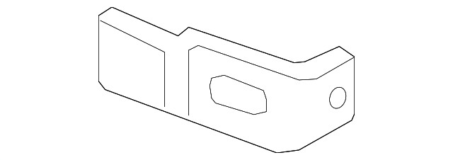 Genuine GM Driver Side Headlamp Bracket 23127424