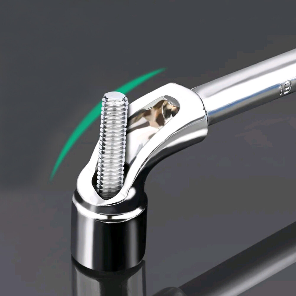 8/10mm L-Type Socket Spanner L Wrench 6 Point Hand Tool Car Mechanical Tool
