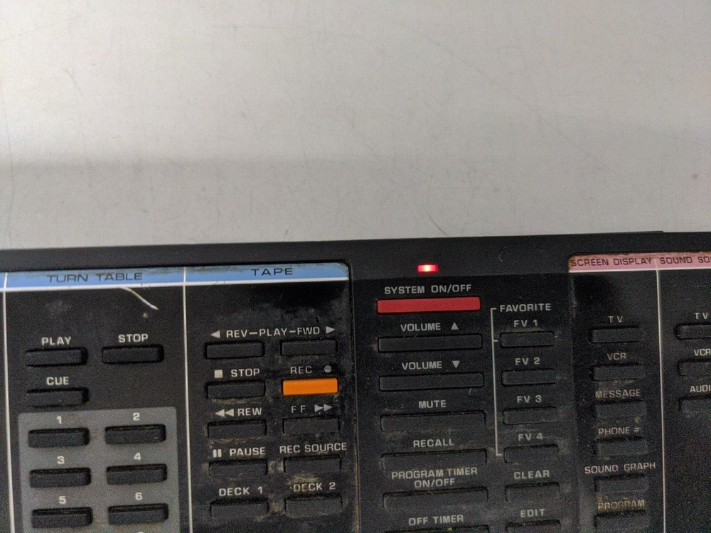 FISHER VIDEO TECH COMPUTERIZED AUDIO/VIDEO REMOTE CONTROL RAV-420