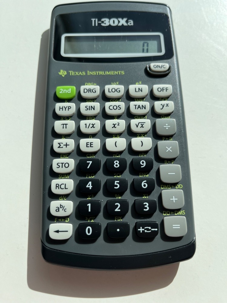 Texas Instruments TI-30Xa Scientific Calculator, With Cover