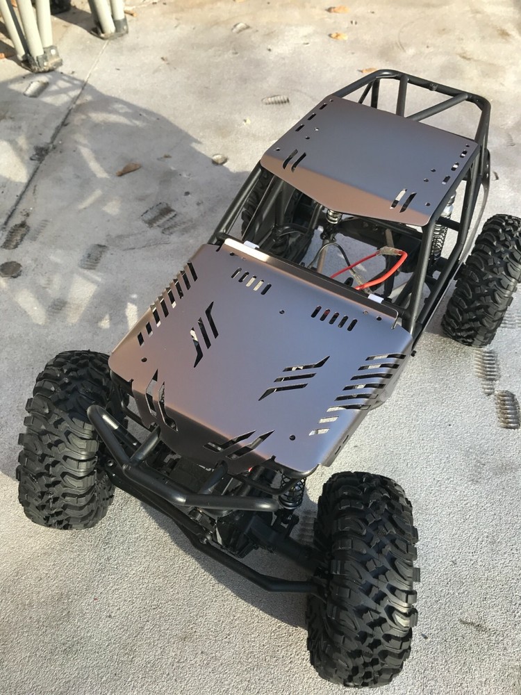 Aluminum Body Panel Kit for 1/10 Axial Wraith Grey