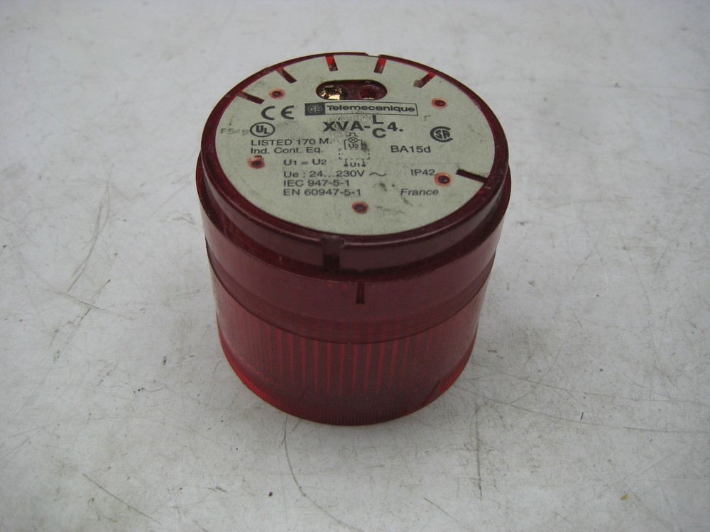 TELEMECANIQUE XVA-L4C RED STACKABLE LIGHT UNMP