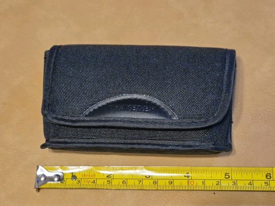 TRAVELER black Case Bag Pouch Closure Belt Loop Accessory