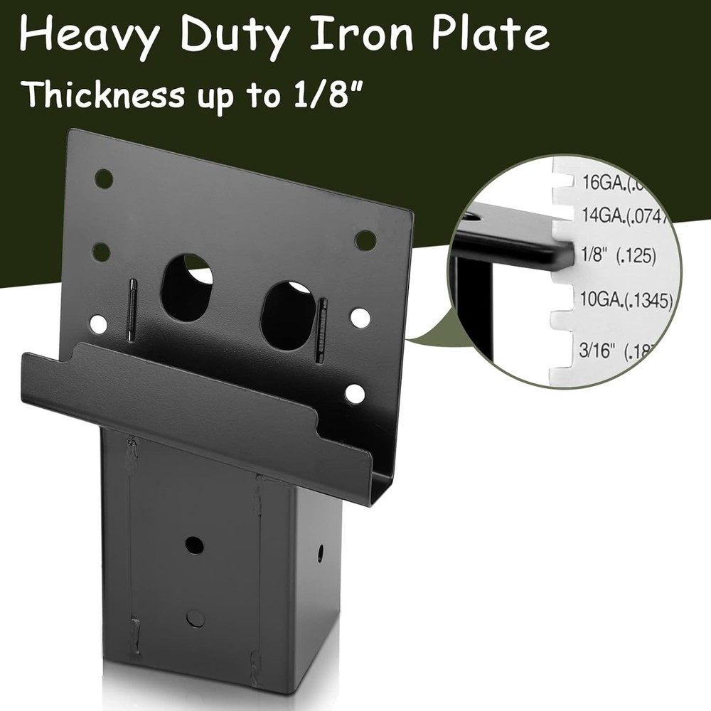 Elevator Bracket, Deer Stand Brackets 4X4, Deer Blind Bracket with Powder Coatin
