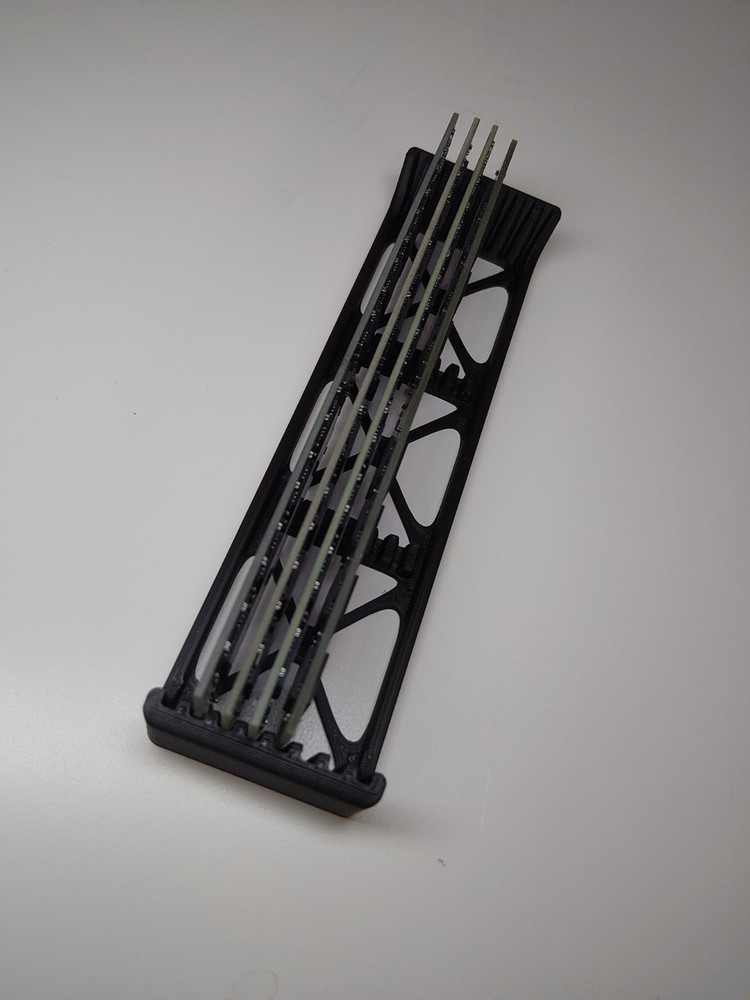 02 Pcs Desktop Stick Memory Holder Organizer 16 pieces - BLACK