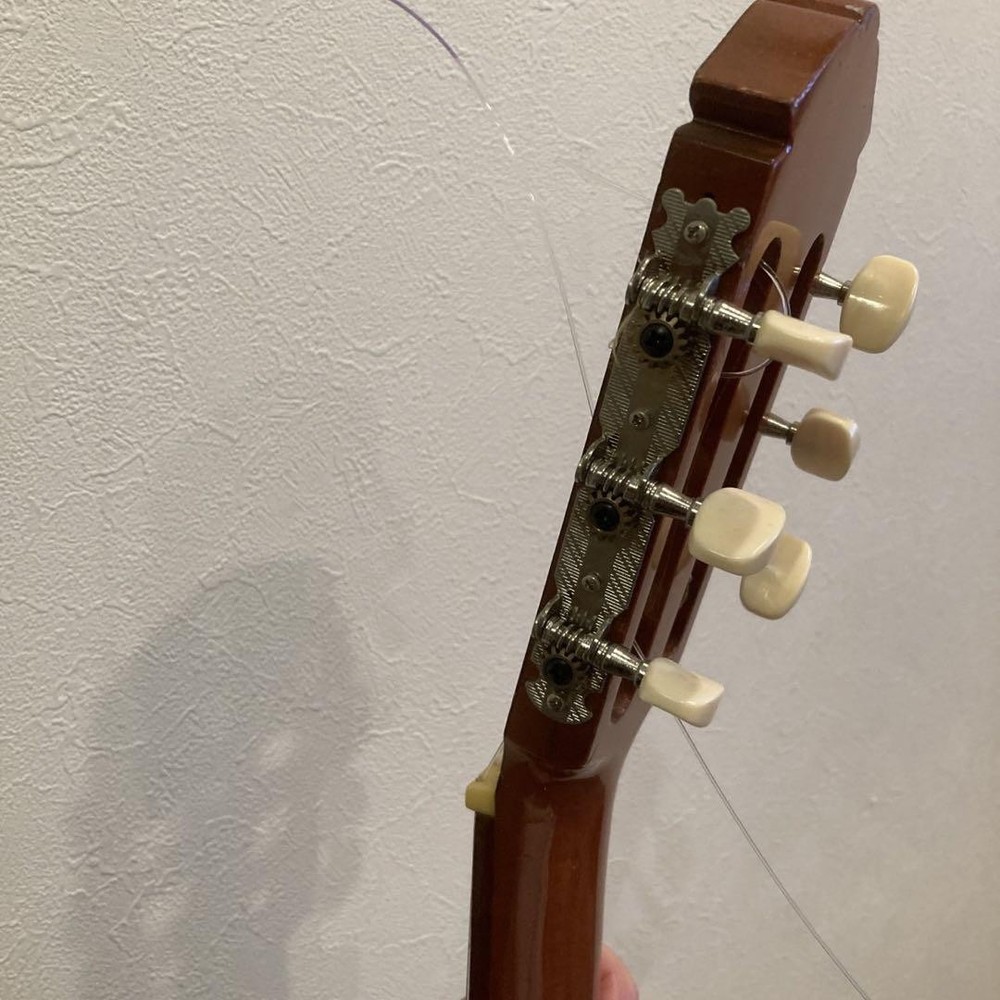 Yamaha Classical Guitar Brown Black-String With Ink Mark, Used