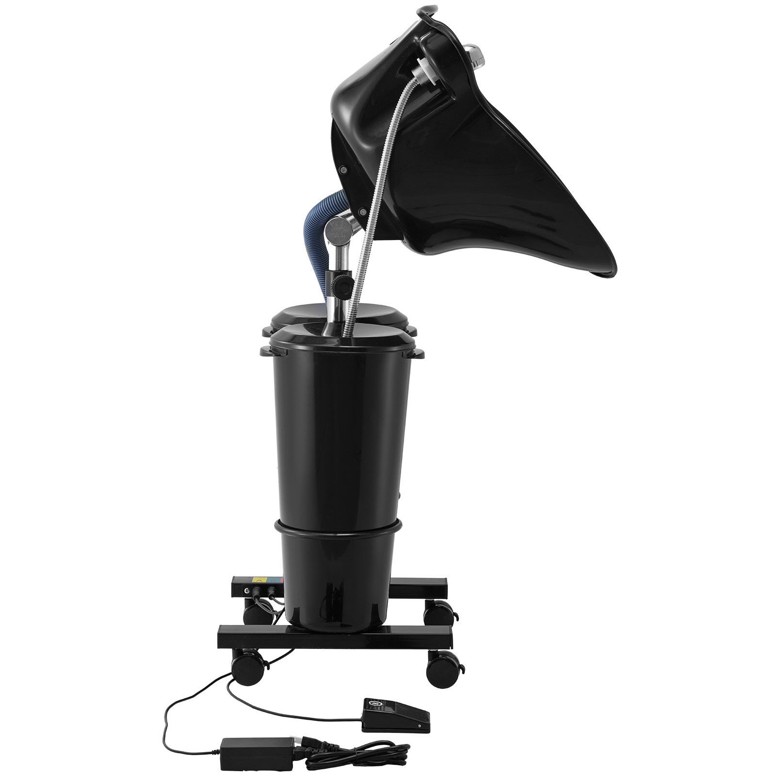 VEVO Portable Shampoo Bowl w/Drain Hose 2 Buckets Adjustable Height Salon Sink