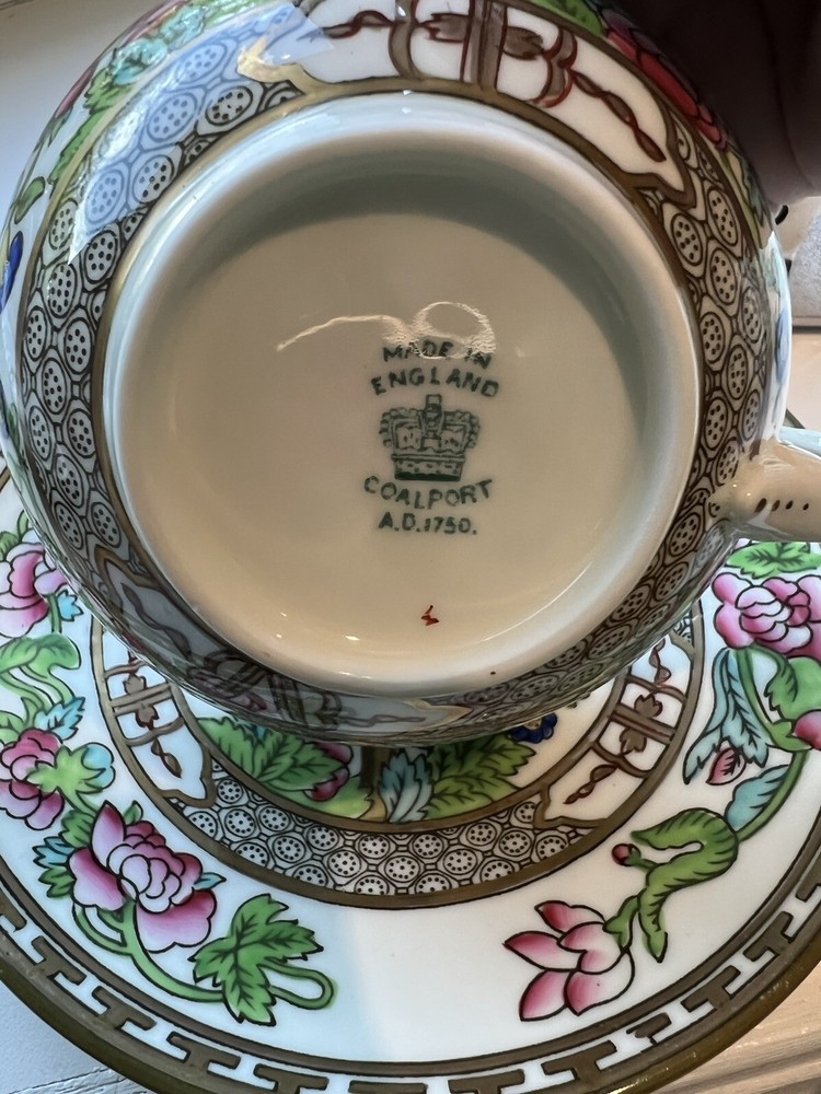 Coalport, Made In England- Pattern Indian tree, bone china Dinner Service