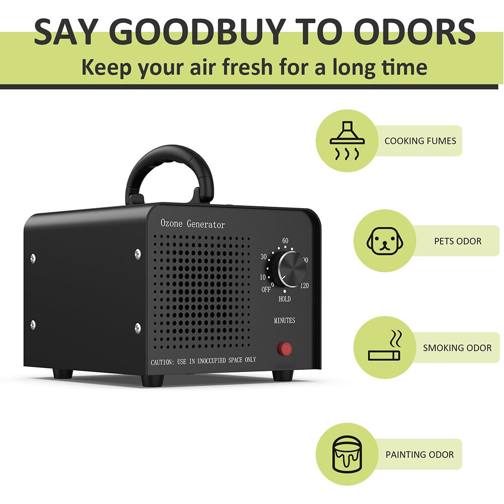 36000mg/h Ozone Generator Machine Air Purifier Ionizer Ozonator Timer for Home