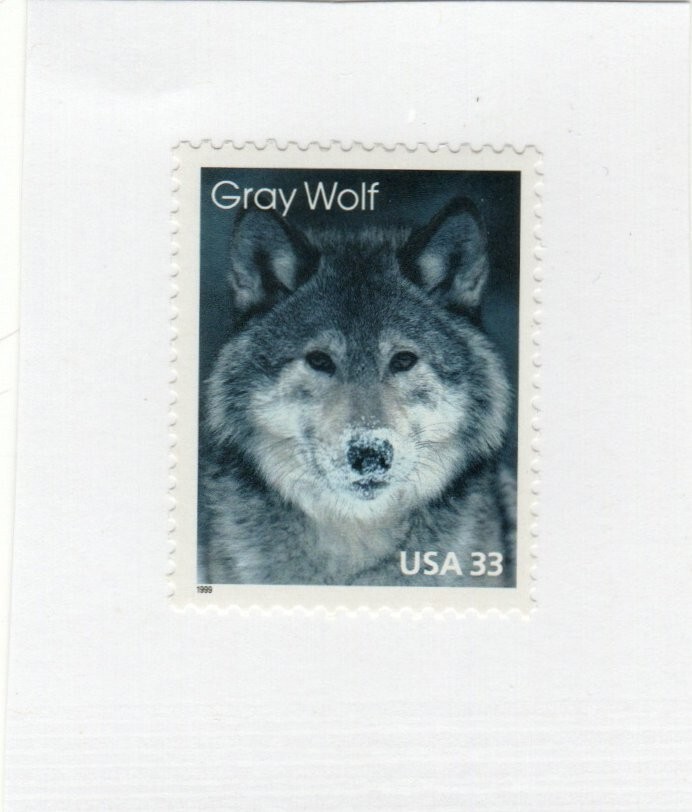 3292 * GRAY WOLF * U.S. Postage Stamp MNH