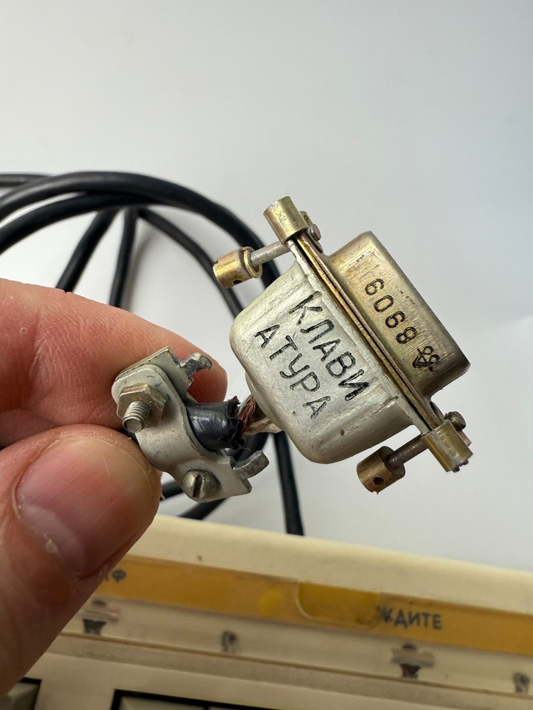 Vintage Soviet PC Computer Keyboard KM-035 USSR