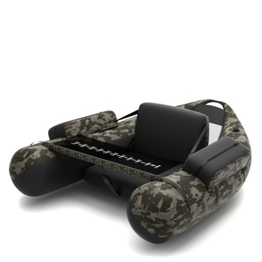 Inflatable Fishing Float with Adjustable Straps & Storage Pockets-Camouflage