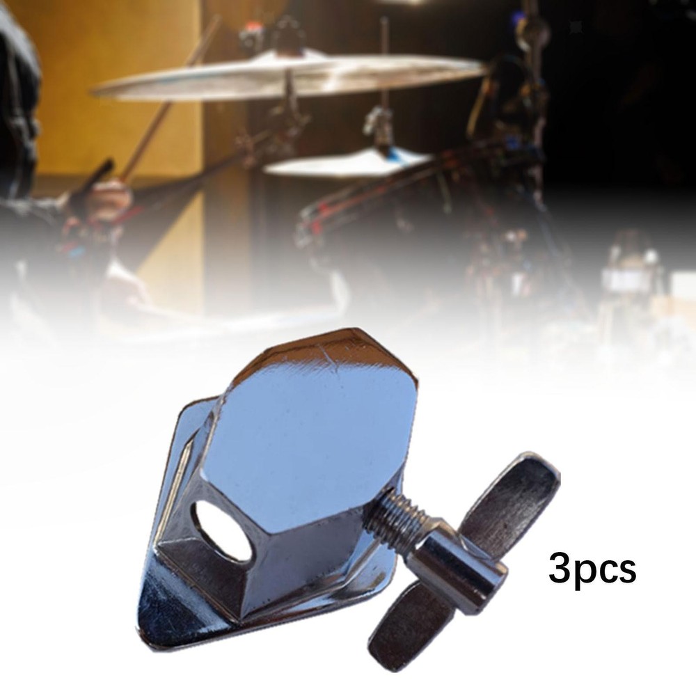 3x Floor Tom Drum Leg Bracket Rack Support Replacement Tom Drum Holder Bracket