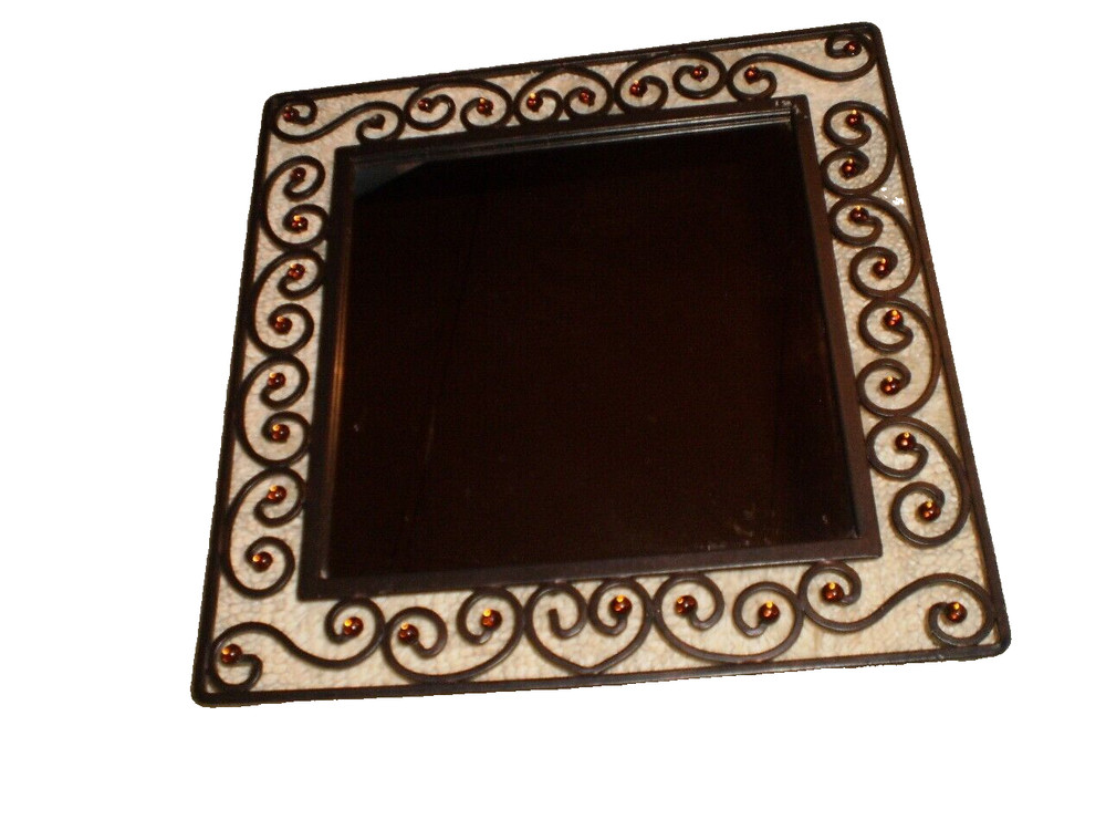 mirror black metal wire  decorative