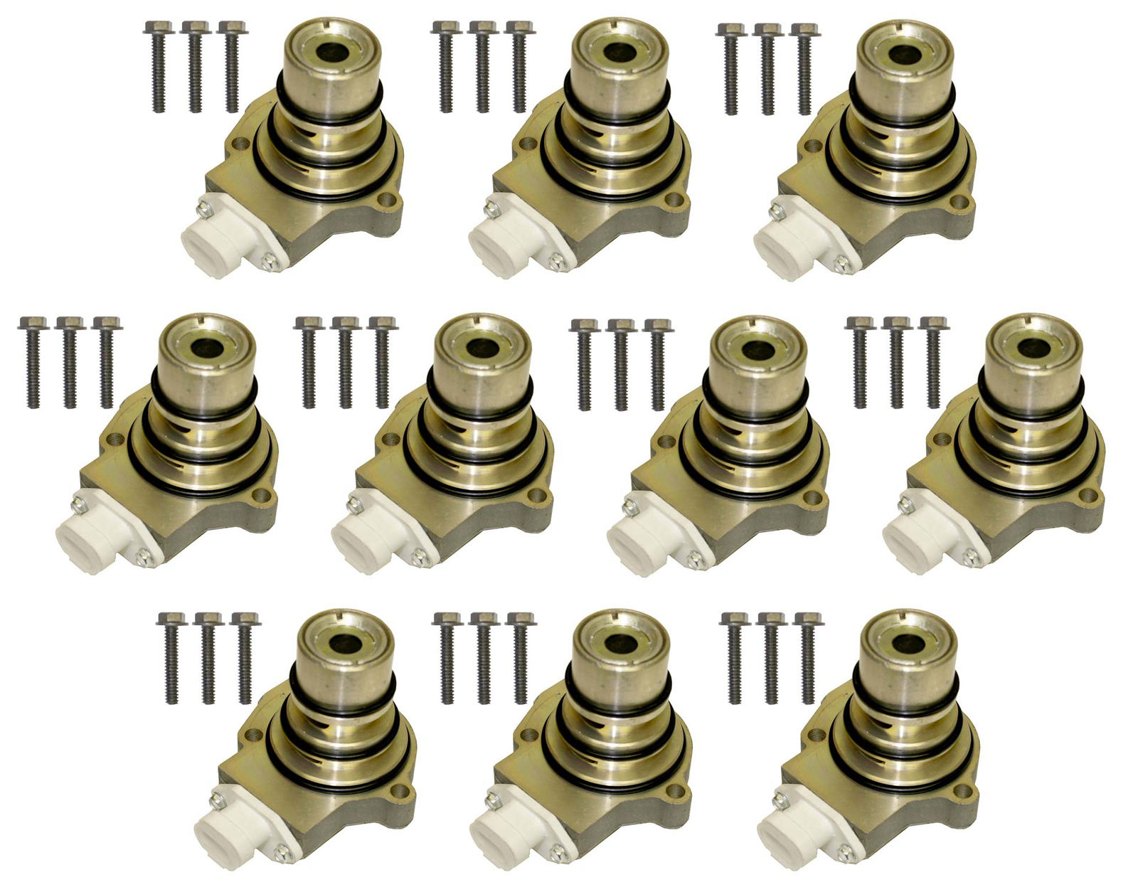 Set of 10 Soft Seat Purge Valves for AD-9 Dryers replace Bendix 800405, 5004341