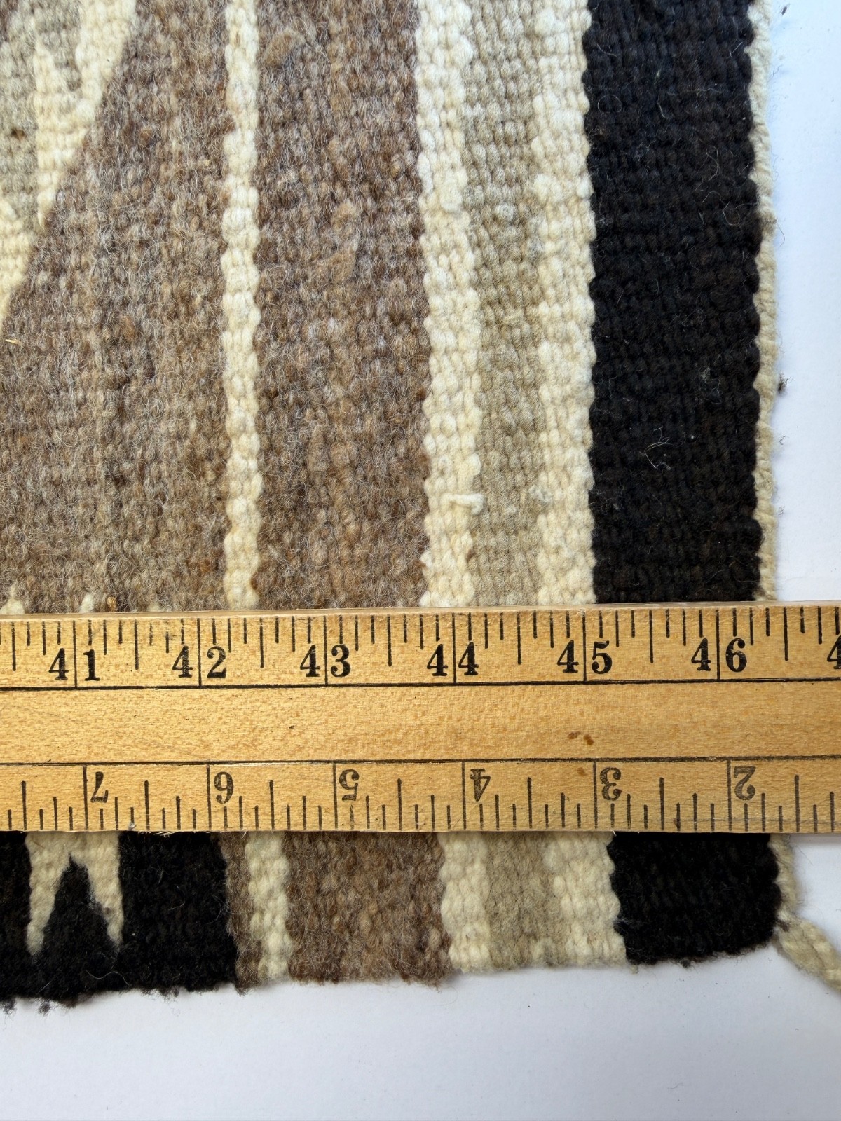 ATQ Navajo Rug Native American Indian Teec Nos Pos Klagetoh WEAVING 46x30"