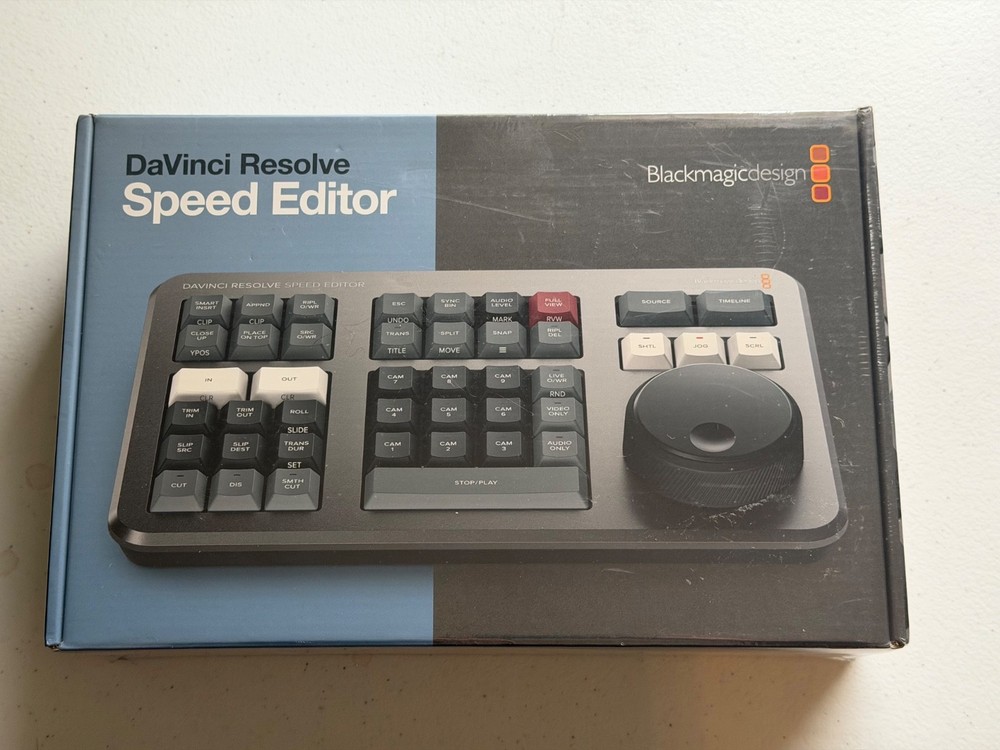 SEALED - Blackmagic Design DaVinci Resolve Speed Editor (Hardware Only)