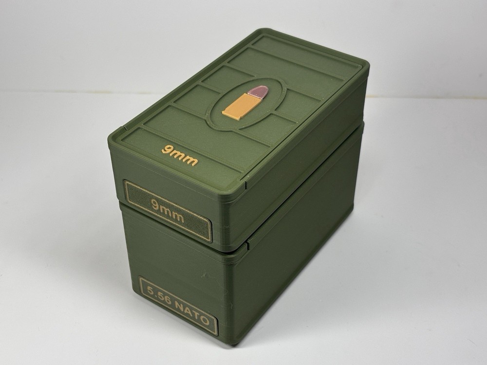 Ammo Storage Box 9mm 50 Rounds