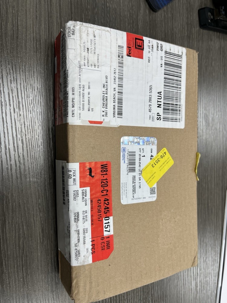 Genuine GM Passenger Side Object Sensing Alert Module 42450157