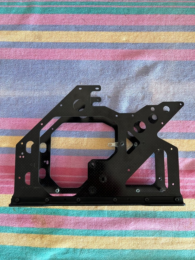 hirobo freya helicopter carbon lower frames