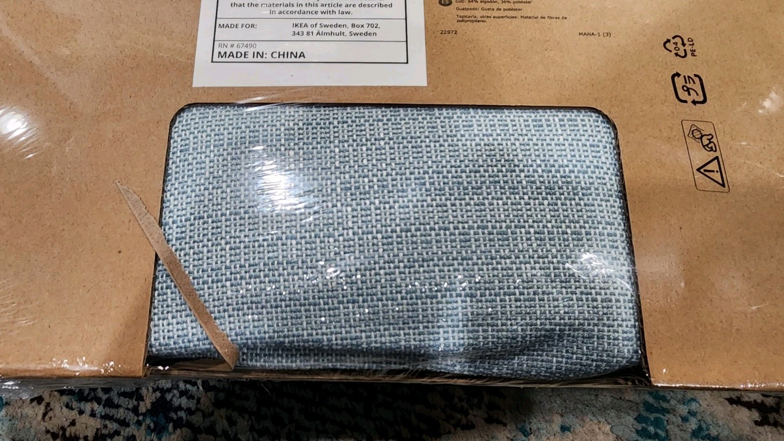 IKEA VALLENTUNA Slipcover Hllared Blue 004.180.41