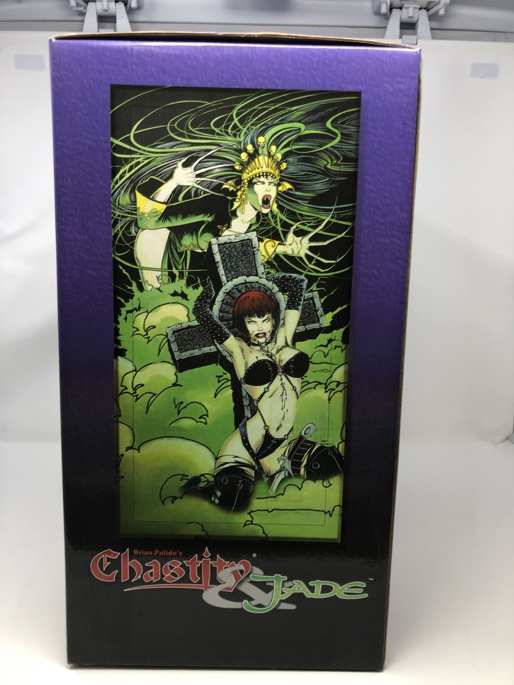 Chastity and Jade statue