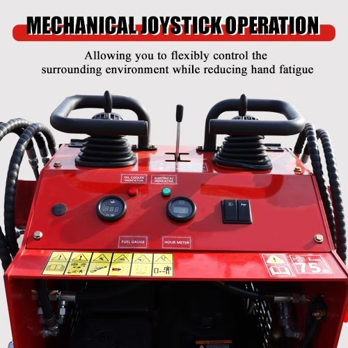 2025 13.5HP Mini Skid Steer Loader B&S Gasoline Stand-on Gas Electric Start