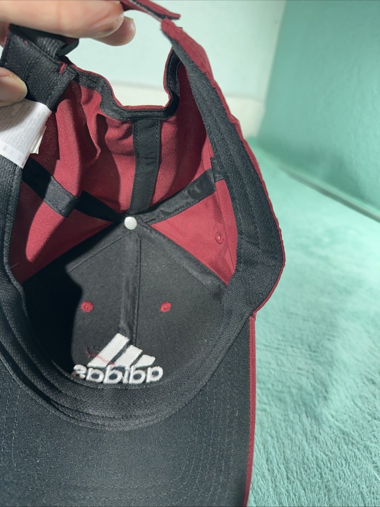 ADIDAS Golf Cap Hat Performance Adjustable Strapback Men Red One Size