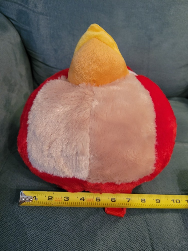 Red Angry Birds Plush Backpack