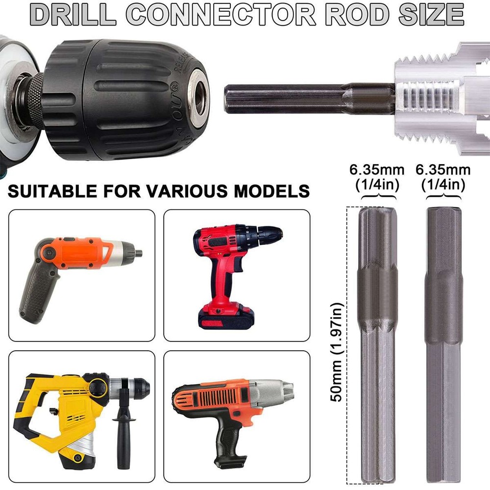 2Pcs 1/2''&3/4'' Water Pipe Integrated Internal & External Pipe Threading Tool