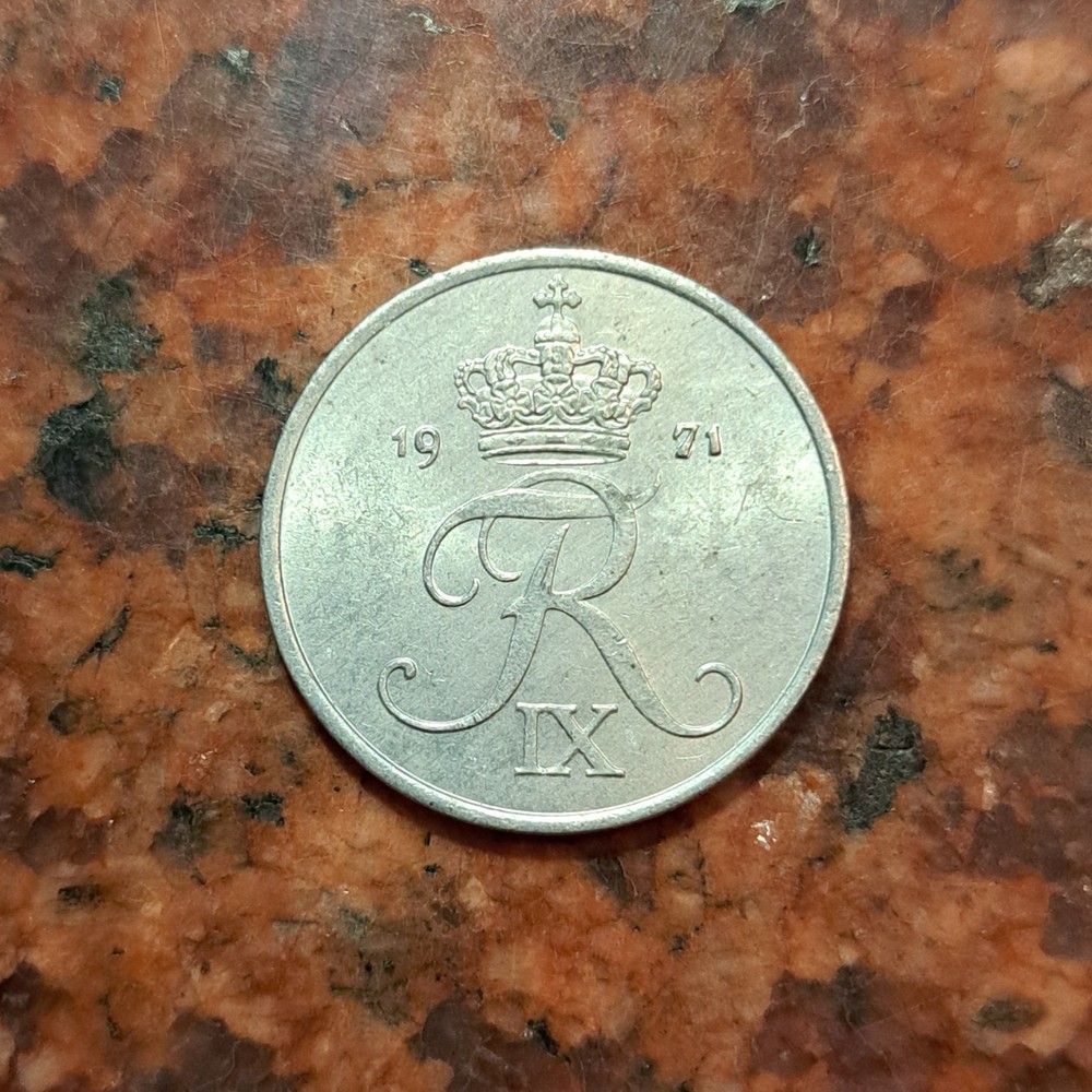 1971 DENMARK 2 ORE COIN - #B6883