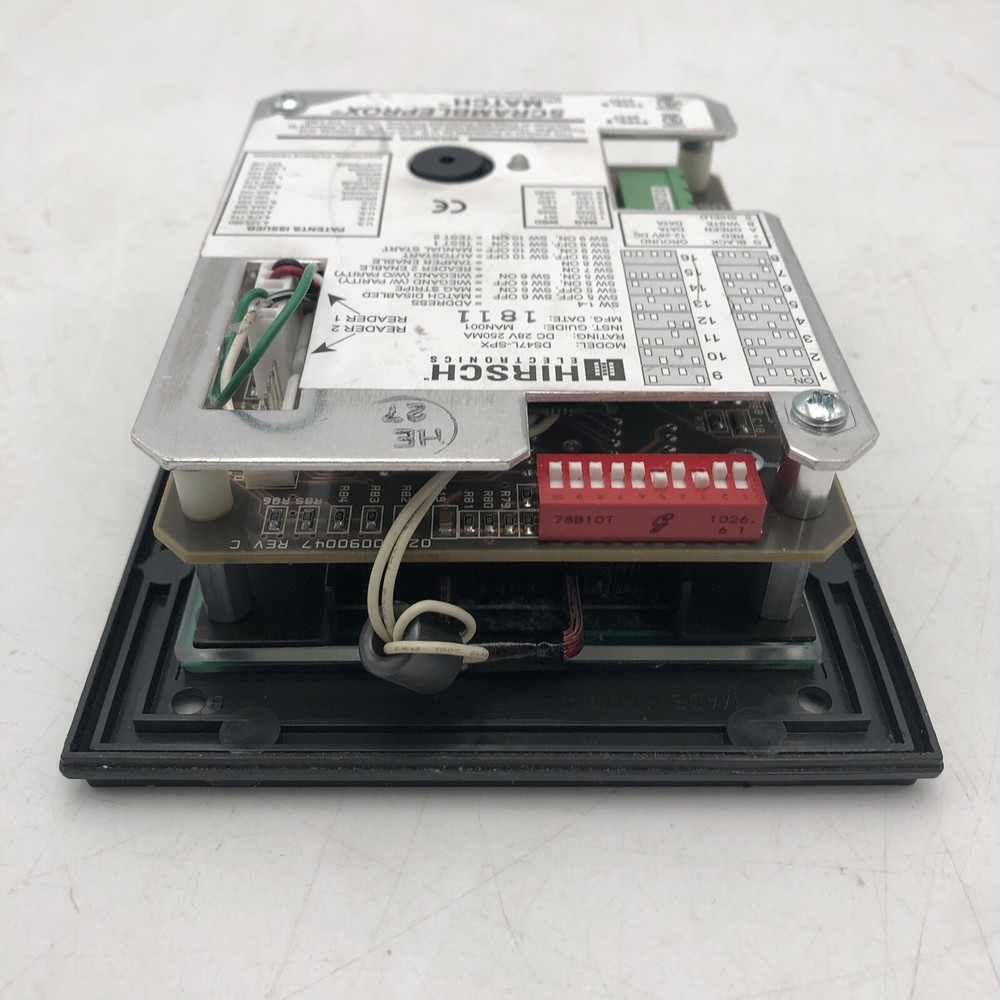 USED Hirsch Electronics DS47L-SPX Keypad ScramblePad with Match Reader READ A