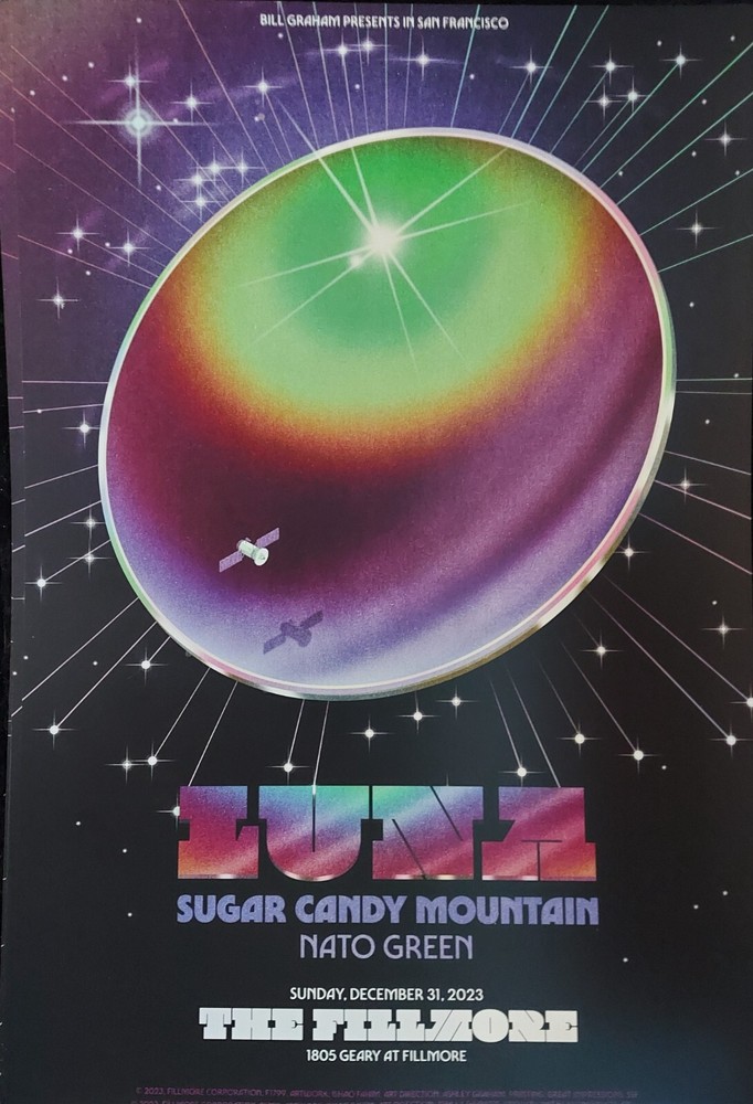 Mint LUNA Fillmore Poster NYE 2023  ORIGINAL a