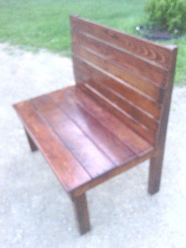 Custom Handmade Oak Hall Bench
