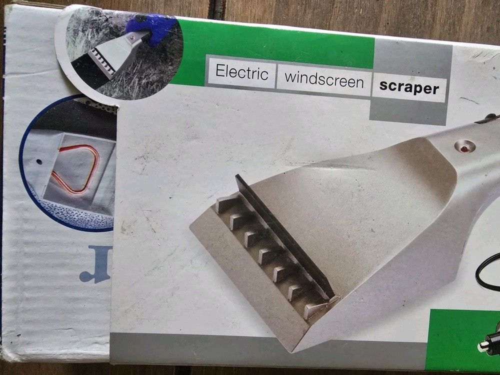 Electric Windshield Scraper Ice Scraper Snow Remover Tool.Perfect Solutions.New.