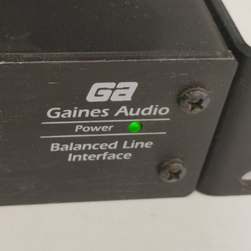 Gaines Audio Set Balanced Line Interface Model 444 & Model 642 W/rack POWERS ON