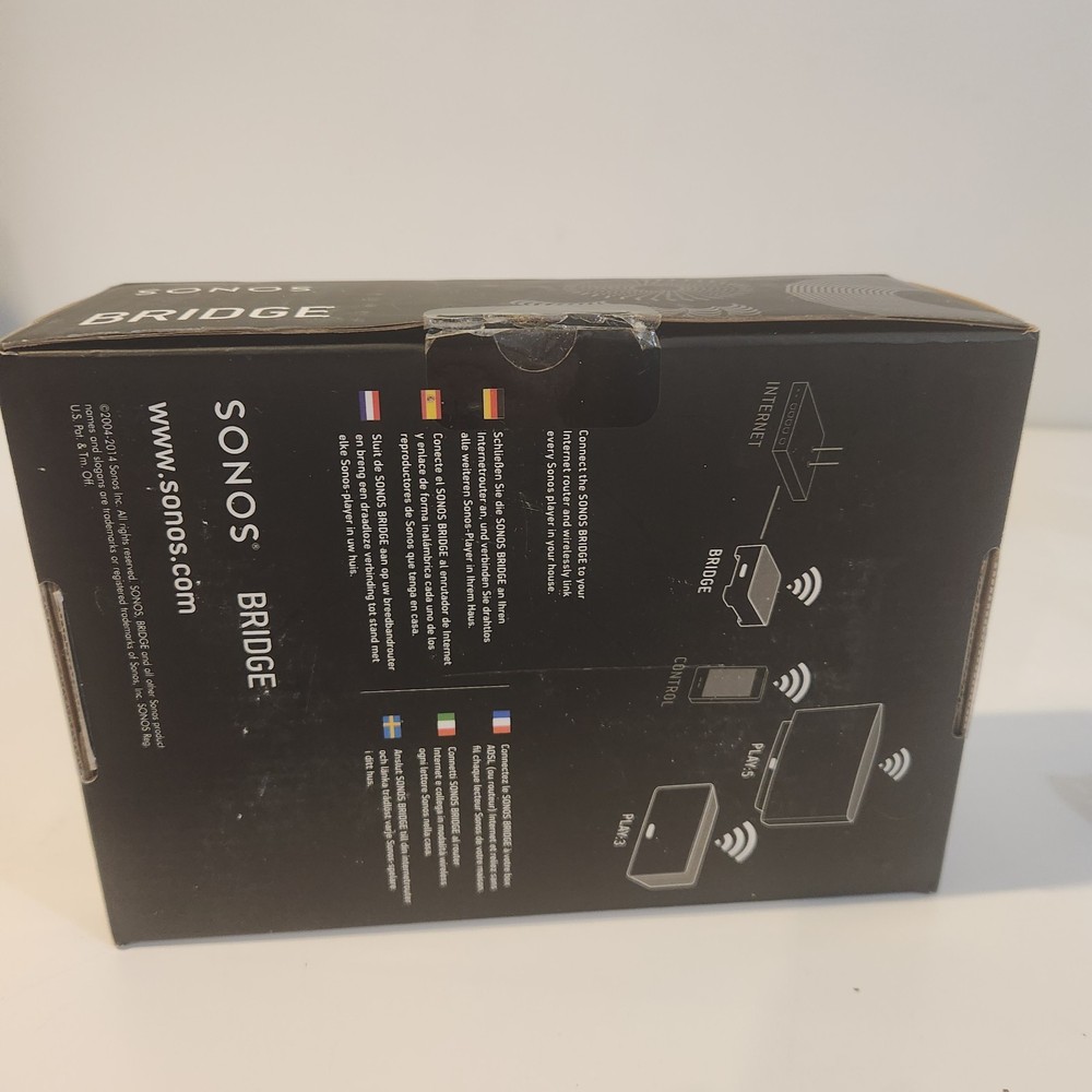 Sonos Bridge Wireless HiFi System Network Adapter New Open Box