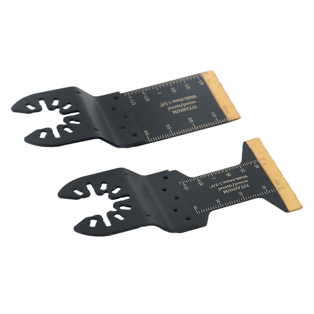 50 Pack Quick Release Oscillating Saw Blades Kit Titanium Multi Tool Blades