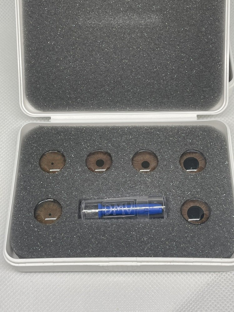 Eye Pupil Inserts Kit Set for Laerdel Simulators - Brown