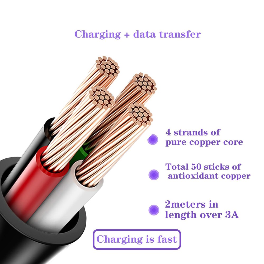 USB Charging Cord Replacement Charger Compatible With Uiosmuph Wireless Mouse