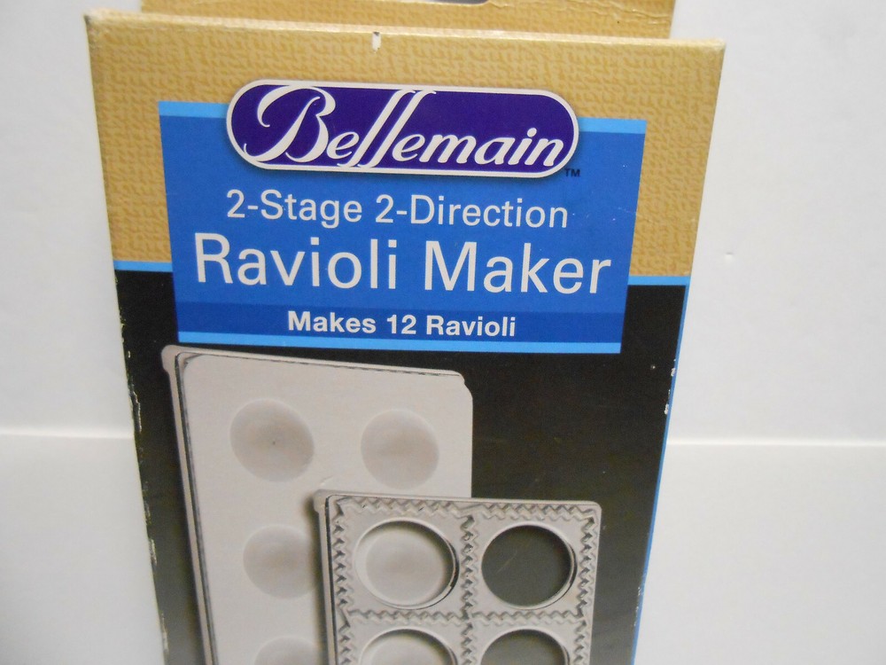 BELLEMAIN 2-STAGE 2-DIRECTION RAVIOLI MAKER MAKES 12