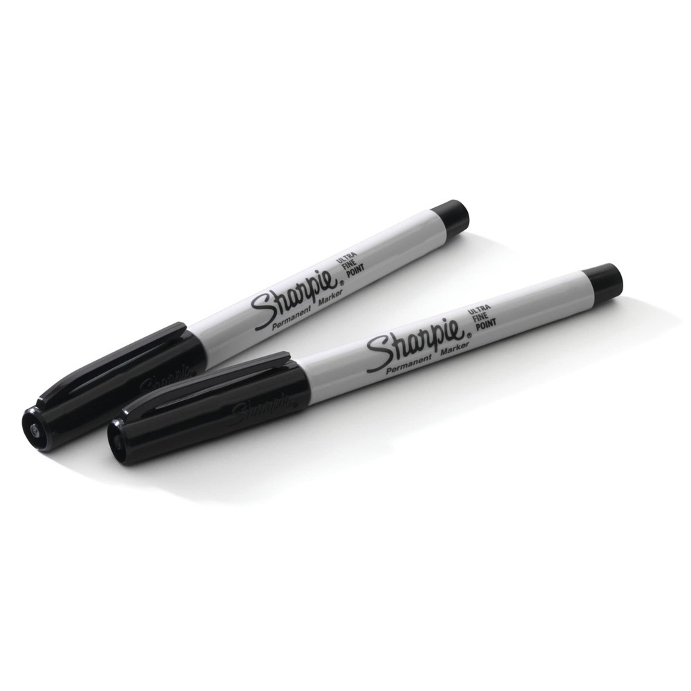 37161PP Black Ultra Fine Point Permanent Marker 2 Count