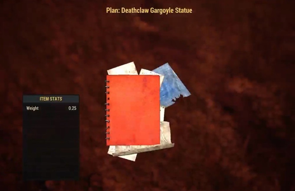(Xbox) Deathclaw Gargoyle Statue Plan