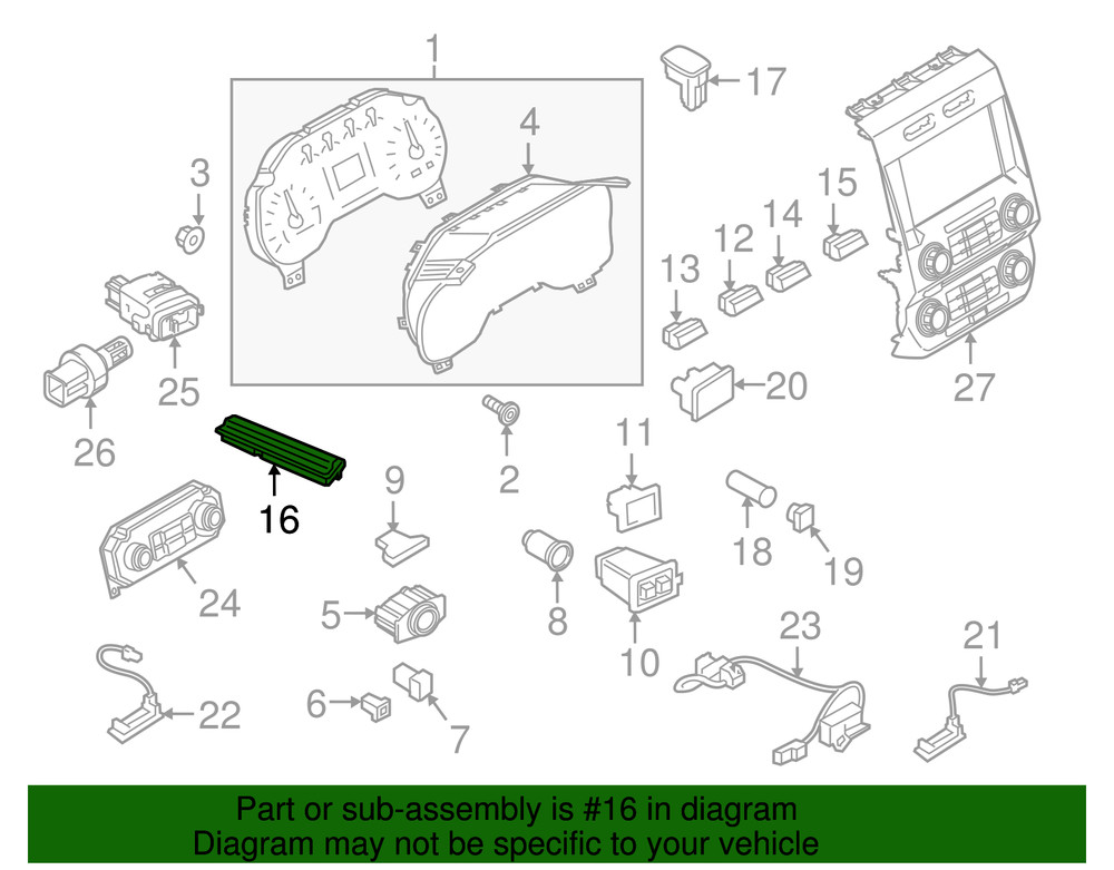 Genuine Ford Module FL3Z-19G468-A
